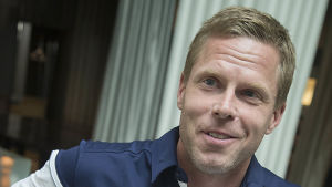 Saku Koivu. Saku Koivu under World Cup-laget samling i Helsingfors sommaren 2016.