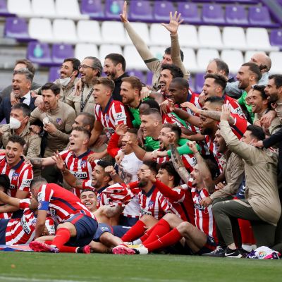 Atletico Madrid firar titeln.