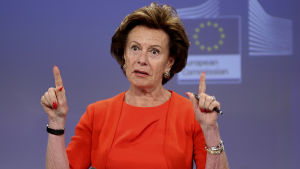 Neelie Kroes, entinen EU-komissaari.