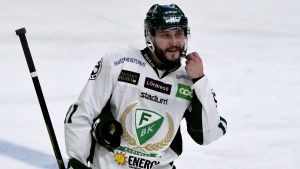 Lukkoprodukten Jesse Virtanen gör sin andra säsong i SHL. Jesse Virtanen i Färjestads BK.