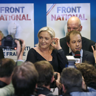 Nationella Fronten är segrare i det franska EU-valet.