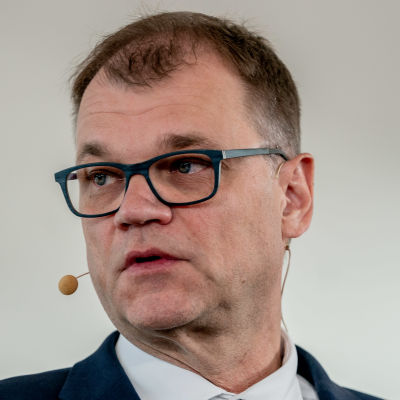 Juha Sipilä hallitusinfossa