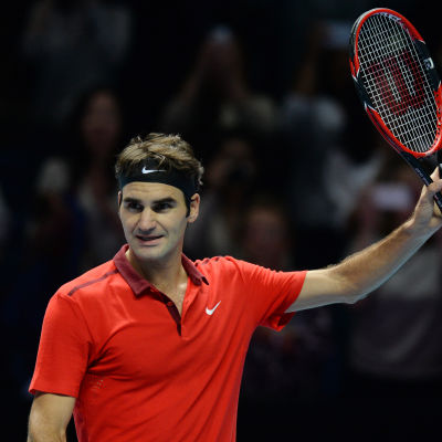Roger Federer i ATP-slutspelet 2014