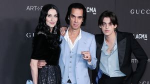 Susie Bick, Nick Cave, Earl Cave Susie Bick, Nick Cave, Earl Cave