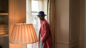 Get Lucky: Pharrell Williams teki Daft Punkin kanssa superhitin. Pharrell Williams. Kuva dokumenttielokuvasta Daft Punk Unchained.