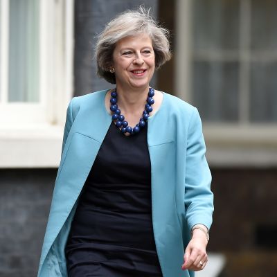 Britannian sisäministeri Theresa May.