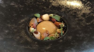Portion med gåslever