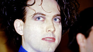 Robert Smith fotograferad i London, 1990. Robert Smith, 1990.