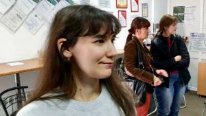 Galina Lysenko klättrade på karriärstegen i och med flytten till Pokrovsk. Galina Lysenko från Donetsk nationella tekniska universitet.