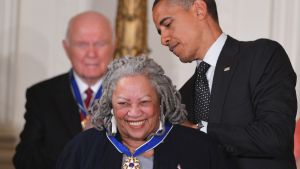 Toni Morrison tilldelades fredspriset år 2012. 