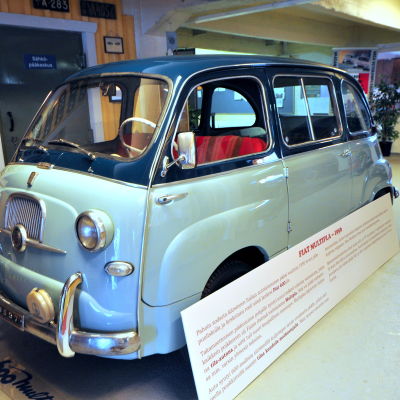 En Fiat Multipla årsmodell 1956.