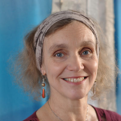 Monica-Vikström Jokela leende.