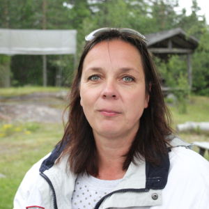 Cati Huhta från Åbonejdens avfallsservice. cati huhta vid åbonejdens avfallsservice