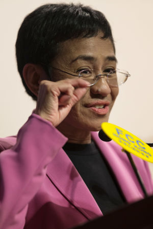 Tidningen Time utsåg Maria Ressa till en av årets personer år 2018. Tidningen Time utsåg Maria Ressa till en av årets personer år 2018.