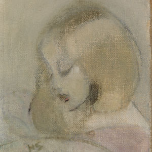 Helene Schjerfbeckin maalaus Annuli lukee.