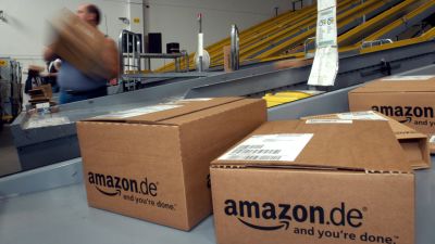 Amazons kartonglådor.