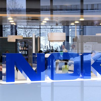 Nokias huvudkontor i Esbo den 30 januari 2019.