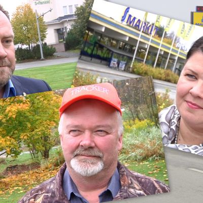 Kuva Kivelä, Matti Timonen ja Raija Rantanen.