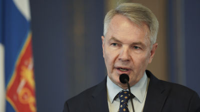 Pekka Haavisto Säätytalolla, Sergei Lavrovin infossa