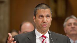 Ajit Pai har fått symbolisera lobbyismens mörkaste sida Bild på FCC:s ordförande Ajit Pai
