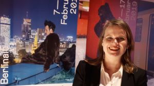 Selma Vilhunen på Berlinale. Selma Vilhunen under Berlinale filmfestival 2019.