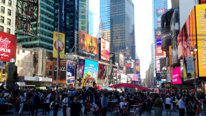 Autoilta vapautunut Times Square New York Autoilta vapautunut Times Square, New York