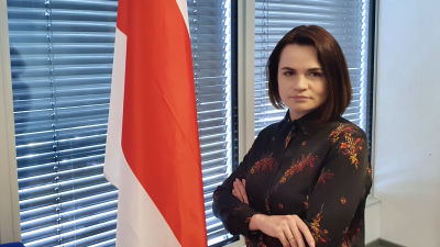 Svetlana Tichanovskaja i Vilnius i april 2021.