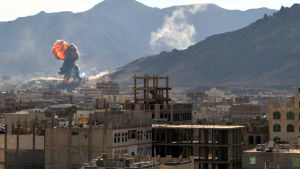 Kriget i Jemen anses var ett led i kampen mellan sunnimuslimska Saudiarabien och shiamuslimska Iran. Sanaa