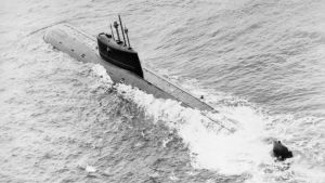 Ubåten kategoriserades av Nato som Mikeklass. Den hedrades med namnet Komsomolets efter att nått djupet 1020 meter. Arkivbild: Komsomolets