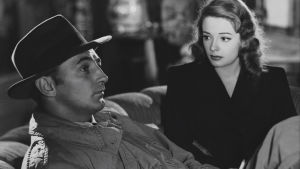 Varjot menneisyydestä. Robert Mitchum ja Jane Greer Jacques Tourneurin elokuvassa Varjot menneisyydestä