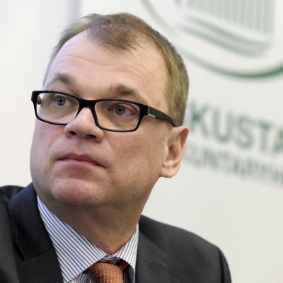 Juha Sipilä i riksdagen den 21 januari 2015