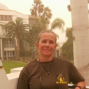 Gunilla Donner tycker att det är fascinerande med sandstorm Gunilla Donners familj blev kvar på Teneriffa på grund av sandstorm