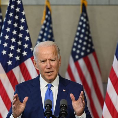 Joe Biden höll ett tal i Philadelphia, Pennsylvania på söndagen där han kommenterade HD-utnämningen. 