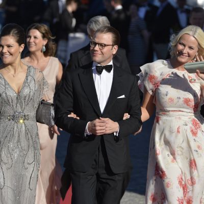 Prinsessan Victoria, prins Daniel, prinsessan Mette-Marit