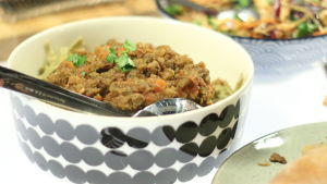 Bondbönsbologne med bönpasta Bondbönsbologne med bönpasta