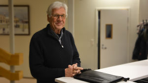 Bengt Lundström är ordförande för Krigshistoriska föreningen i Västnyland. Bengt Lundström, ordförande för Krigshistoriska föreningen i Västnyland.