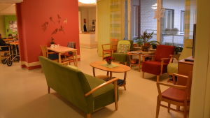 Drygt 60 personer bor på Attendos serviceboende i Villa Pentby. Serviceboendet Villa Pentby i Raseborg.