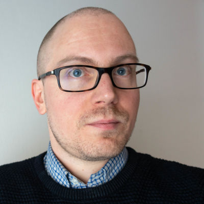 Porträtt på Niklas Fagerström.