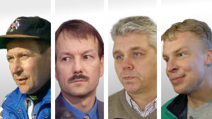 Från vänster Pekka Vähäsöyrinki, Antti Leppävuori, Jari Piirainen och Jari Räsänen Pekka Vähäsöyrinki, Antti Leppävuori, Jari Piirainen och Jari Räsänen