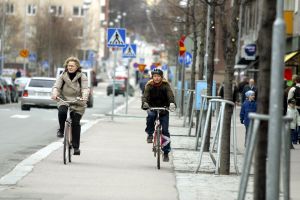 Det här är en illustrativ bild som kan fungera till en nyhetstext om till exempel trafik, hälsa, cykling osv.