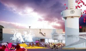 Amos Andersons nya konstmuseum ska enligt planen byggas invid och under Glaspalatset i Helsingfors