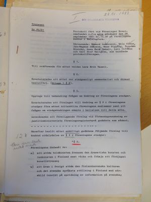 Konstsamfundets stadgeändring från 1981 godkändes 1983 Konstsamfundets stadgeändring från 1981 godkäns 1983