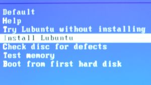Välj Install Lubuntu