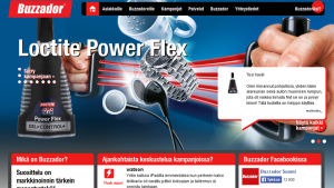 Näkymä Buzzadorin nettisivulta