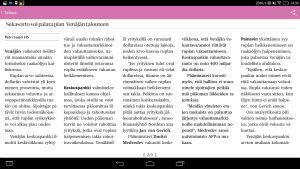 Kuvakaappaus HS.fi-sovelluksesta Yoga Tablet 2 Pro -tabletin ruudulla
