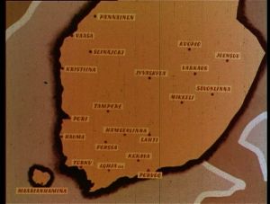 Makkara- ja lihateollisuuden jakeluverkosto eteläisessä Suomessa 1956. Makkara- ja lihateollisuuden jakeluverkosto eteläisessä Suomessa 1956.