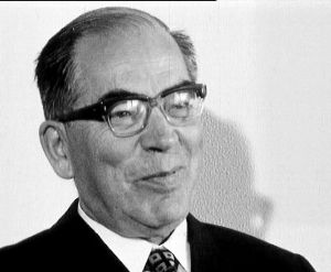 Turun yliopiston kansleri Tauno Nurmela (1972).