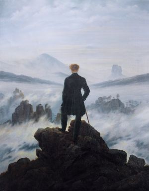 Caspar David Friedrich - Wanderer above the sea of fog (1818)