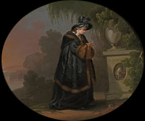 Lotte am Werthers Grabmal (Tuntematon 1790) Lotte am Werthers Grabmal (Tuntematon 1790)