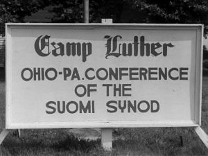 Camp Luther -kyltti (1947).